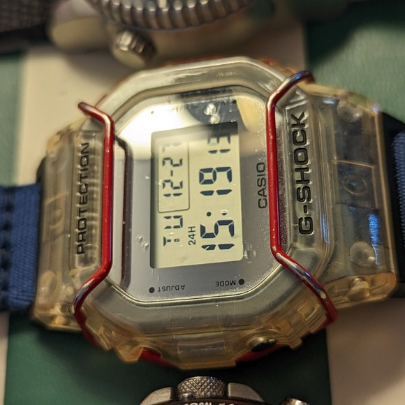 Casio G-Shock DW- 5600SK-1 with NATO strap adapter - Picture 8 of 10